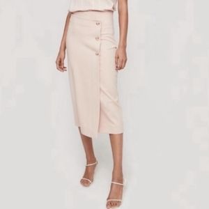 Aritzia Babaton Billy Skirt Size 4 Soft Pink